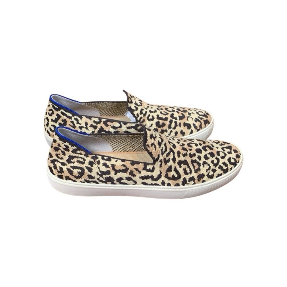 Rothy’s Original Slip On Sneaker Camo Cat Leopard Print - Women's Size 11